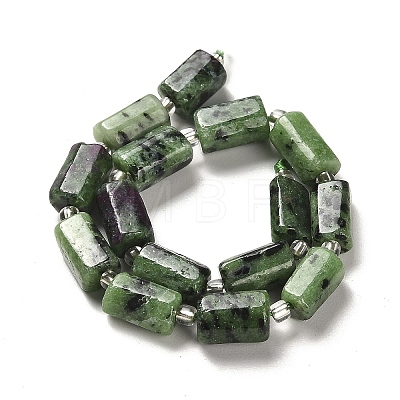 Natural Ruby in Zoisite Beads Strands G-N327-06-02-1