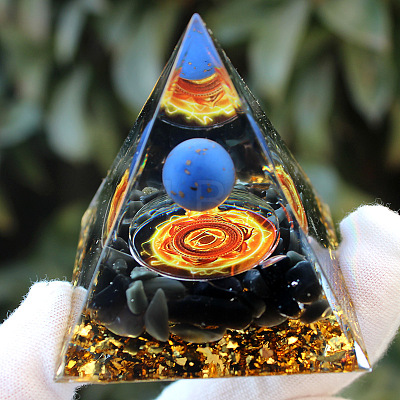 Orgonite Pyramid Resin Energy Generators PW-WG94568-24-1