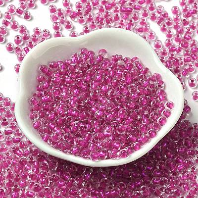 6/0 Transparent Colours Glass Seed Beads SEED-P006-01A-04-1