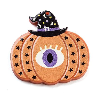 Halloween Printed Acrylic Pendants MACR-M048-03B-1