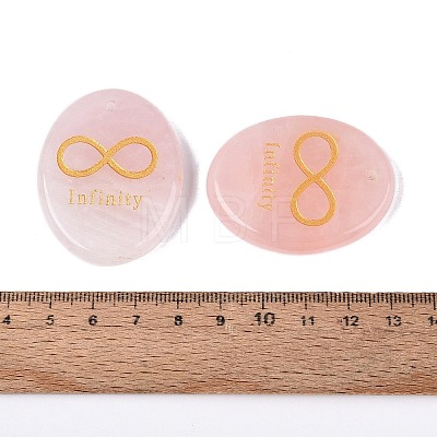 Natural Rose Quartz Pendants G-N365-01B-1