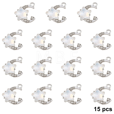 15Pcs Alloy Pendants FIND-YW0017-90C-1