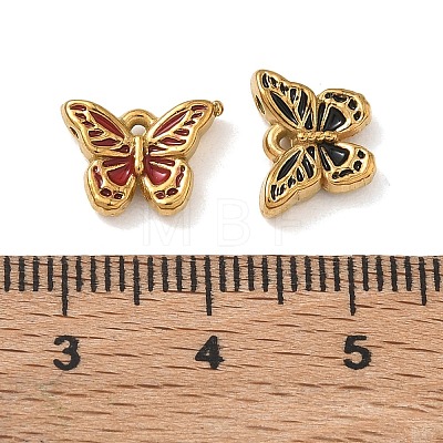 304 Stainless Steel Enamel Pendants FIND-H068-03G-1