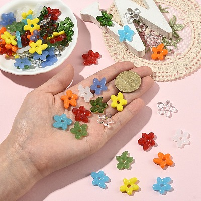 10Pcs Handmade Lampwork Beads LAMP-YW0001-76-1