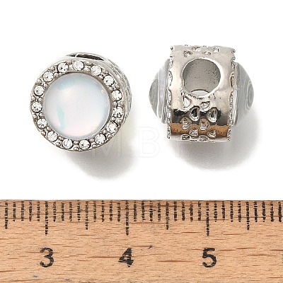 Rack Plating Alloy European Beads FIND-H005-02P-02-1