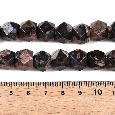 Natural Glaucophane Beads Strands G-T138-34-1