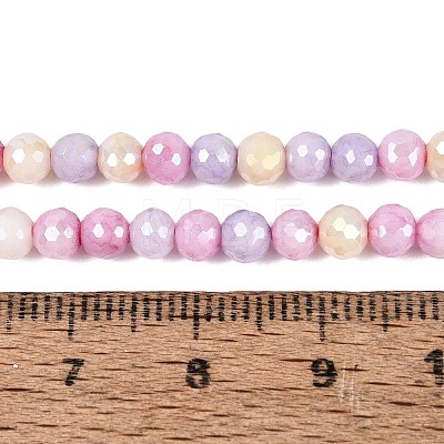 Anti-Tarnish Electroplate Glass Beads Strands EGLA-N027-02A-03-1