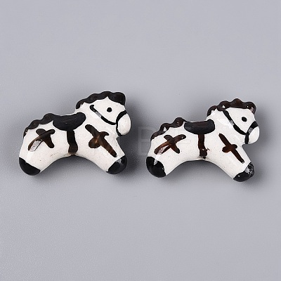 Handmade Porcelain Ceramic Beads PORC-Q005-01A-1