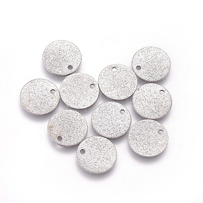 Non-Tarnish 304 Stainless Steel Charms STAS-E455-02P-12mm-1