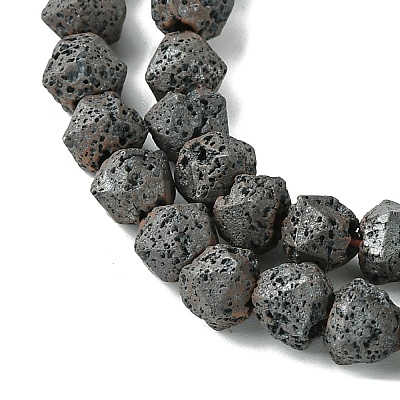 Natural Lava Rock Beads Strands G-H020-O02-01-1