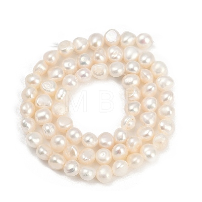 Natural Cultured Freshwater Pearl Beads Strands PEAR-P064-19G-03A-1