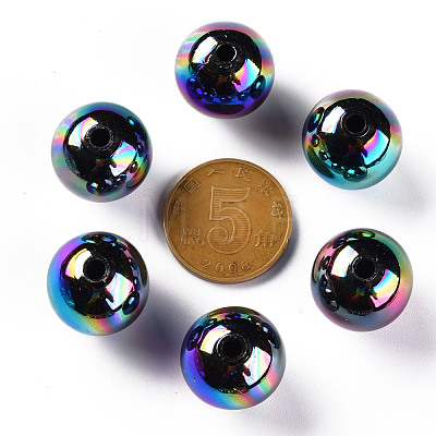 Opaque Acrylic Beads MACR-S370-D16mm-S002-1