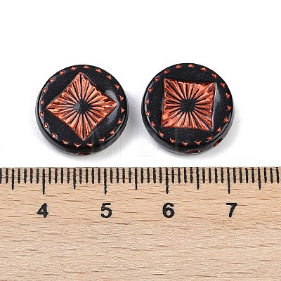 Opaque Acrylic Beads OACR-P029-02A-01-1