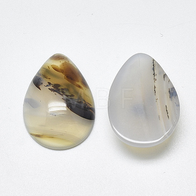 Natural Banded Agate/Striped Agate Cabochons G-T122-23J-1
