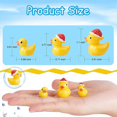 40 Pcs 4 Style Luminous Mini Ducks JX342A-1