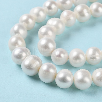 Natural Cultured Freshwater Pearl Beads Strands PEAR-E018-06-1