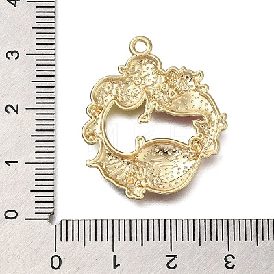 Alloy Enamel Pendants ENAM-S021-01G-D-1