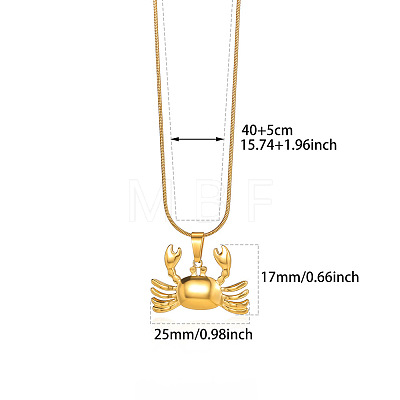 Summer Beach 304 Stainless Steel Pendant Necklaces WG63A68-03-1