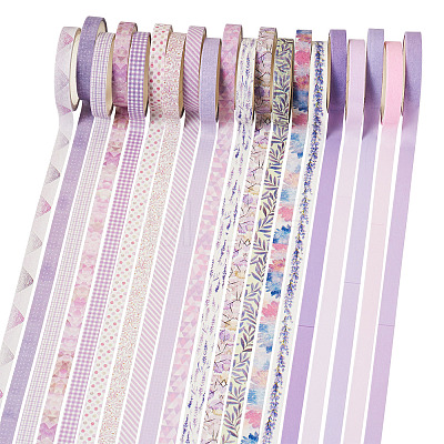 20 Rolls Paper Adhesive Tape Set DIY-TAC0023-42B-1