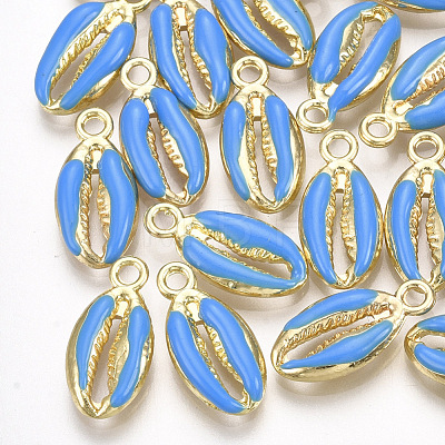 Alloy Enamel Pendants PALLOY-T065-27A-1
