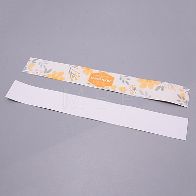 Handmade Soap Paper Tapes DIY-WH0221-82A-1