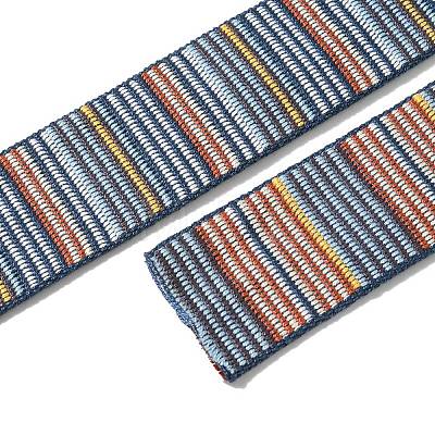 Polyester Stripe Ribbons SRIB-XCP0001-20B-1