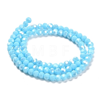 Opaque Glass Beads Stands EGLA-A035-P4mm-B08-1