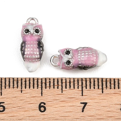 Brass Enamel Pendants KK-CBA6818-04P-06-1
