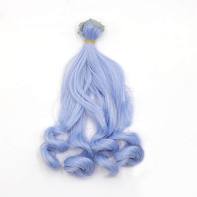 High Temperature Fiber Long Hair Short Wavy Hairstyles Doll Wig Hair DOLL-PW0001-023-28-1