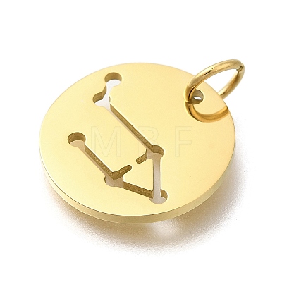 Ion Plating(IP) 304 Stainless Steel Pendants STAS-M074-02C-G-1