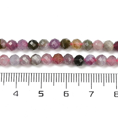 Natural Colorful Tourmaline Beads Strands G-C181-B04-03-1