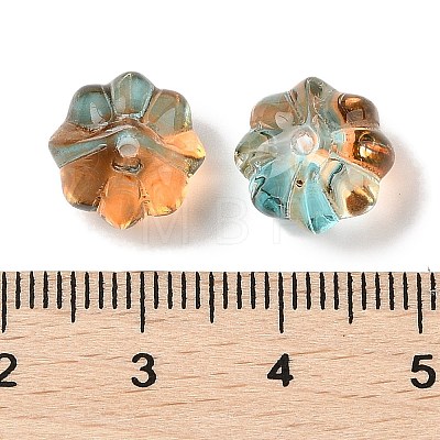 Transparent Spray Paint Glass Beads GLAA-Z011-10B-1