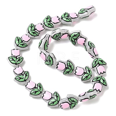 Transparent Glass Enamel Beads LAMP-C023-01D-1