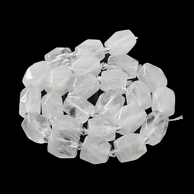 Natural Quartz Crystal Beads Strands G-C182-26-01-1