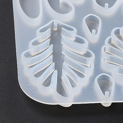 DIY Bohemian Style Irregualr Pendants Silicone Molds X-DIY-A039-02-1