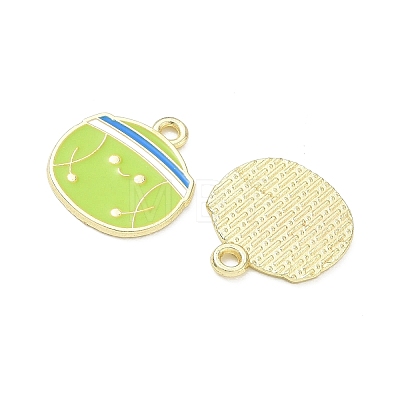 Tennis Alloy Enamel Pendants AL-CBA292F-02I-G-1