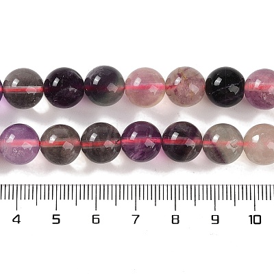 Natural Fluorite Beads Strands G-P530-B09-04-1
