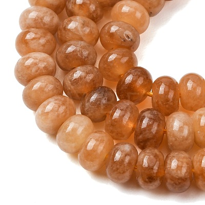 Natural White Jade Beads Strands G-E507-01-03-1