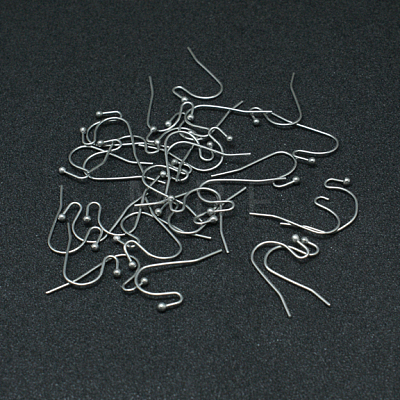 316 Surgical Stainless Steel Earring Hooks STAS-I045-03-1