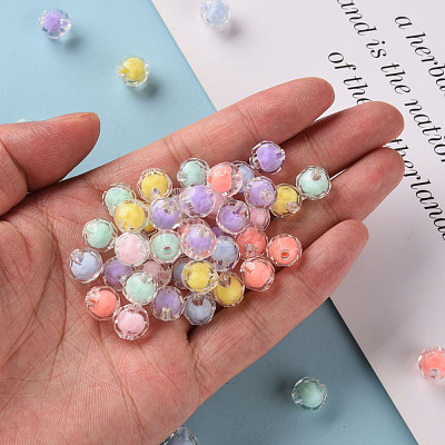 Transparent Acrylic Beads TACR-S152-04A-1