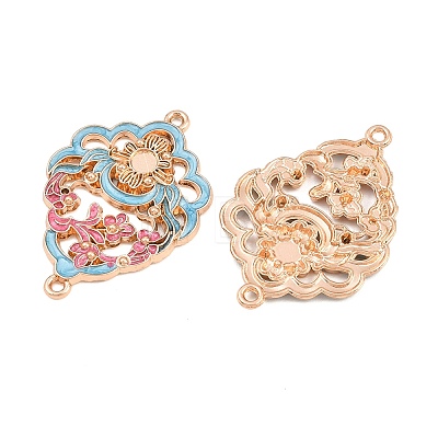 Alloy Enamel Cabochon Connector Settings LS-AL-CBA8479-04KCG-1