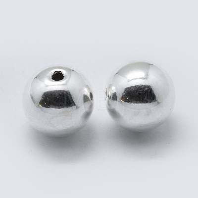 925 Sterling Silver Spacer Beads STER-K171-45S-9mm-1