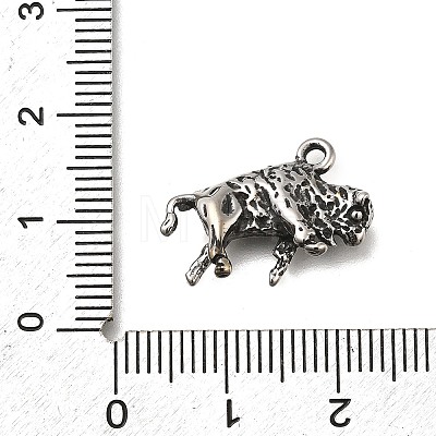 Retro 304 Stainless Steel Pendants STAS-L284-16AS-06-1
