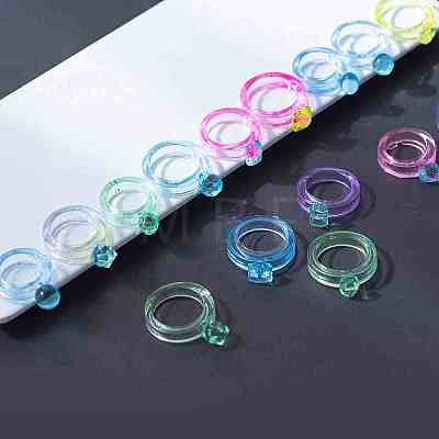 Gemstone Rings Silicone Molds DIY-M036-01-1