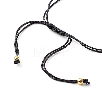 Adjustable Nylon Thread Braided Bead Bracelets BJEW-JB06262-1