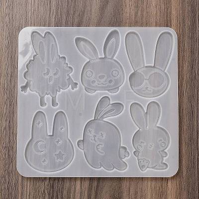 Animal Hair Clips Cabochon Silicone Molds DIY-Q033-03A-1