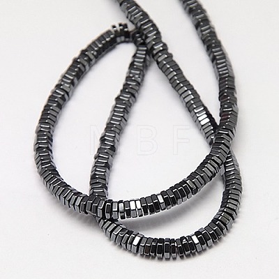 Non-magnetic Synthetic Hematite Beads Strands G-J165-3mm-01-1