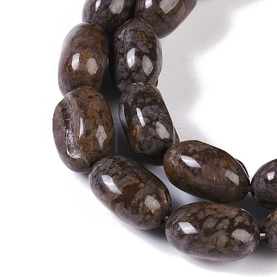 Natural Red Snowflake Obsidian Beads Strands G-K362-D01-01-1