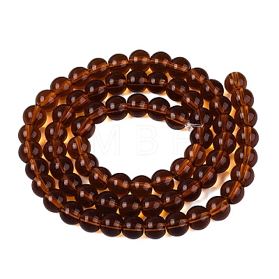 Transparent Glass Beads Strands GLAA-T032-T6mm-M-1