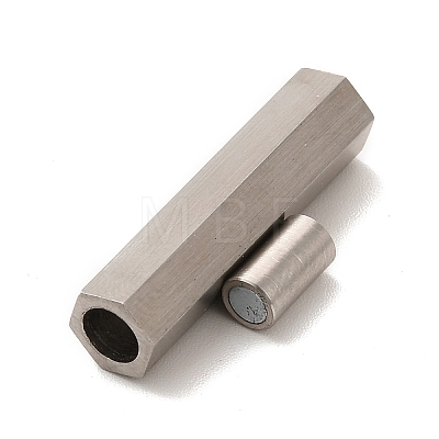 304 Stainless Steel Matte Magnetic Clasps STAS-M308-08A-1